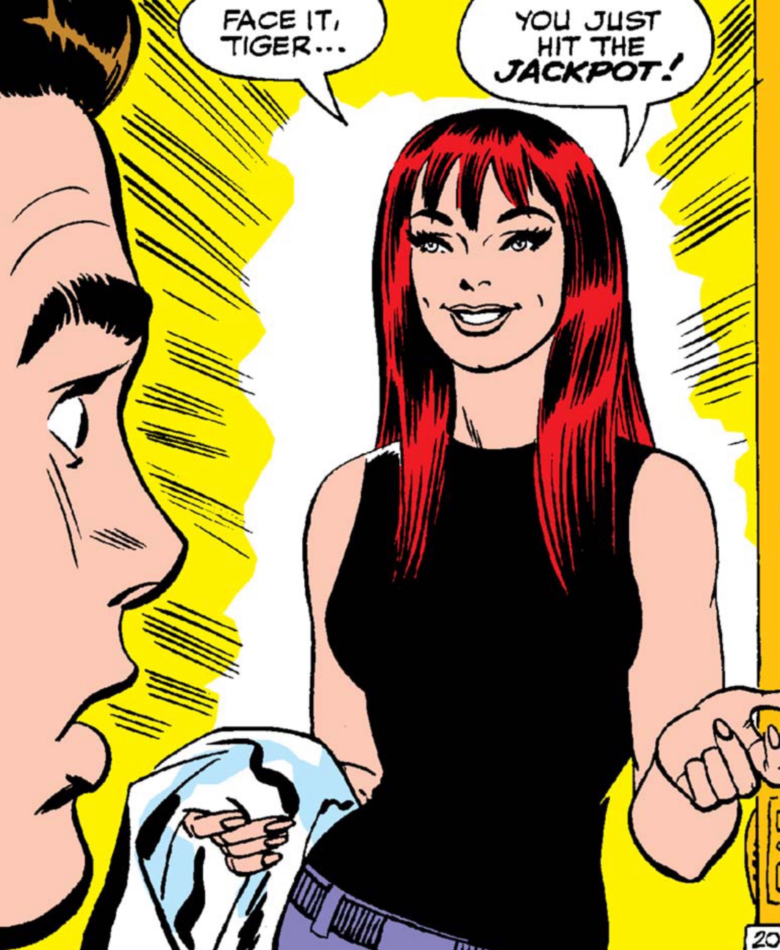 Peter Parker et Mary Jane Watson dans Marvel Comics