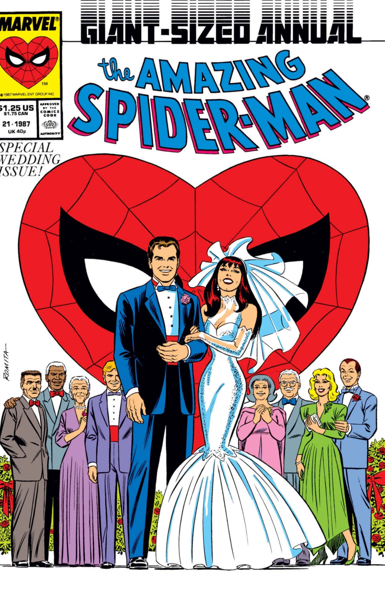 Peter Parker et Mary Jane Watson dans Marvel Comics