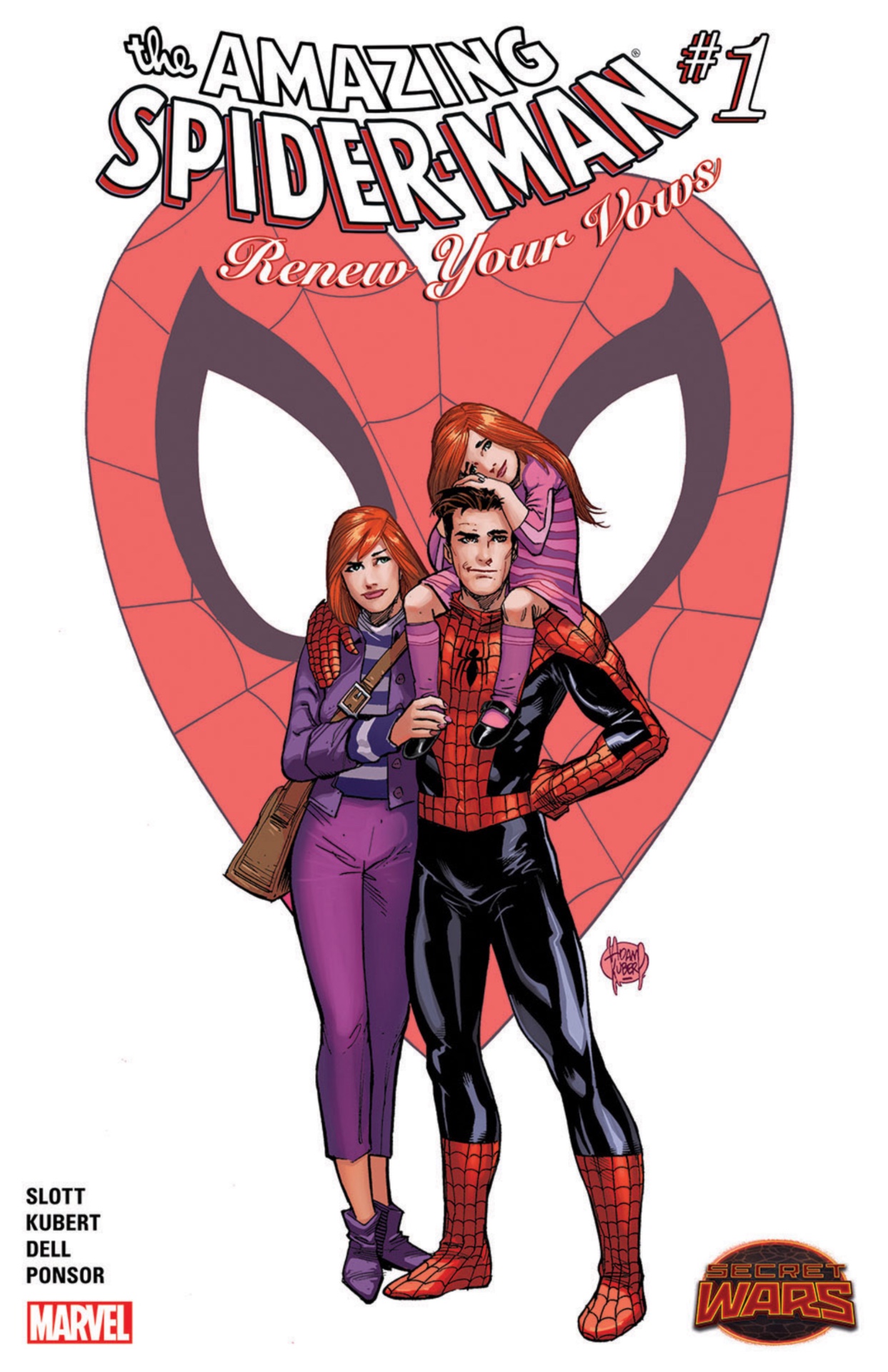 Peter Parker et Mary Jane Watson dans Marvel Comics