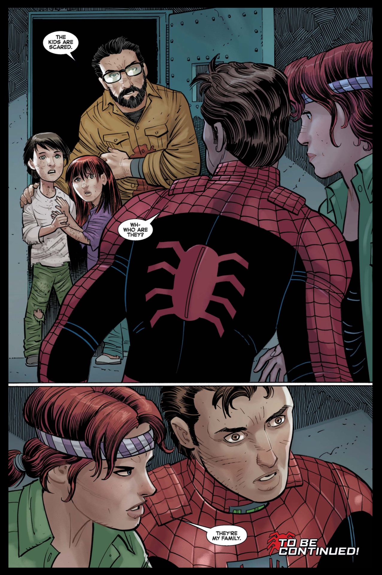 Peter Parker et Mary Jane Watson dans Marvel Comics