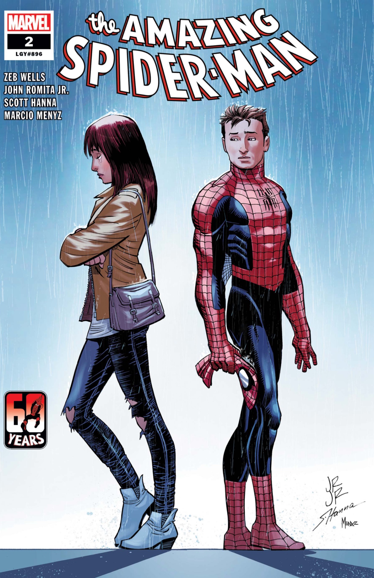 Peter Parker et Mary Jane Watson dans Marvel Comics