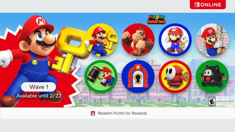 Icônes Mario contre Donkey Kong ajoutées à Nintendo Switch Online
