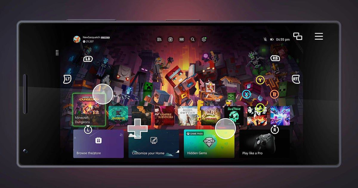 Xbox ajoute des commandes tactiles personnalisées dans la lecture à distance pour plus de 100 jeux
