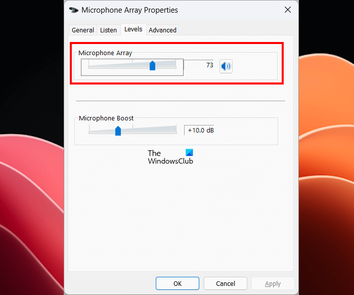 Diminuer le volume du microphone