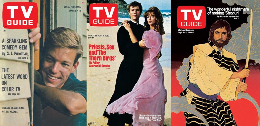 Richard Chamberlain en couverture de TV Guide Magazine 