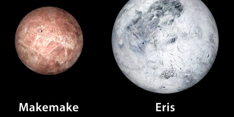 Le télescope Webb repère des indices selon lesquels Eris et Makemake sont géologiquement actifs