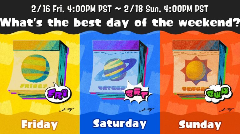 Résultats du Splatoon 3 Splatfest vendredi contre samedi contre dimanche #13
