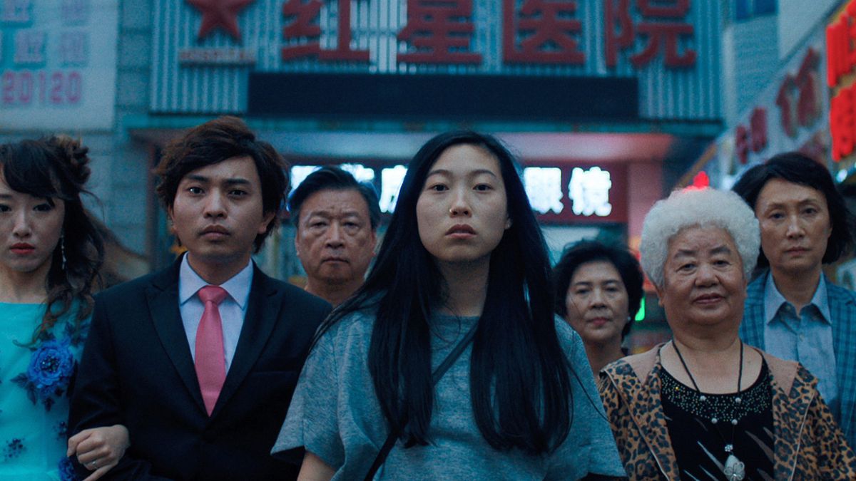 La famille réunie dans The Farewell.