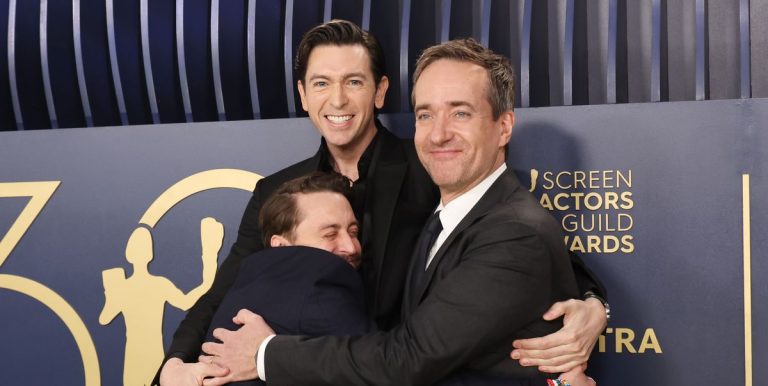 Kieran Culkin, Nicholas Braun et Matthew Macfadyen de Succession partagent de douces retrouvailles
