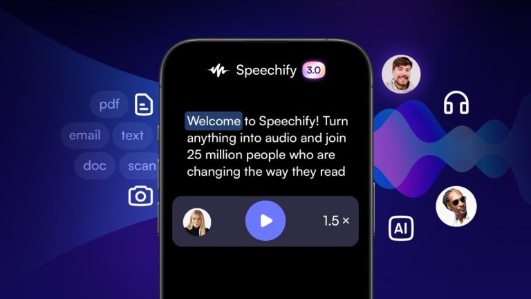 L’application de synthèse vocale Speechify lance l’intégration de Gmail et le clonage vocal