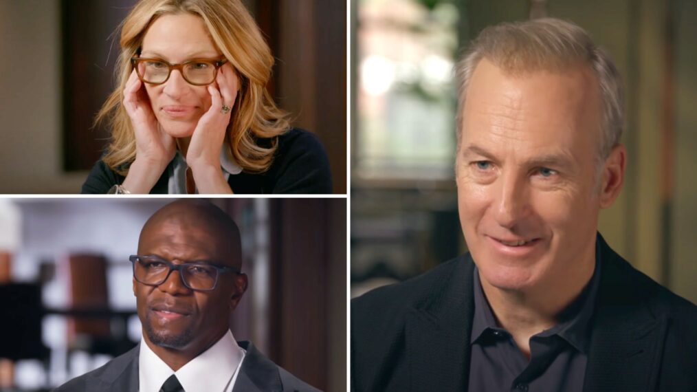 Julia Roberts, Bob Odenkirk, and Terry Crews on 