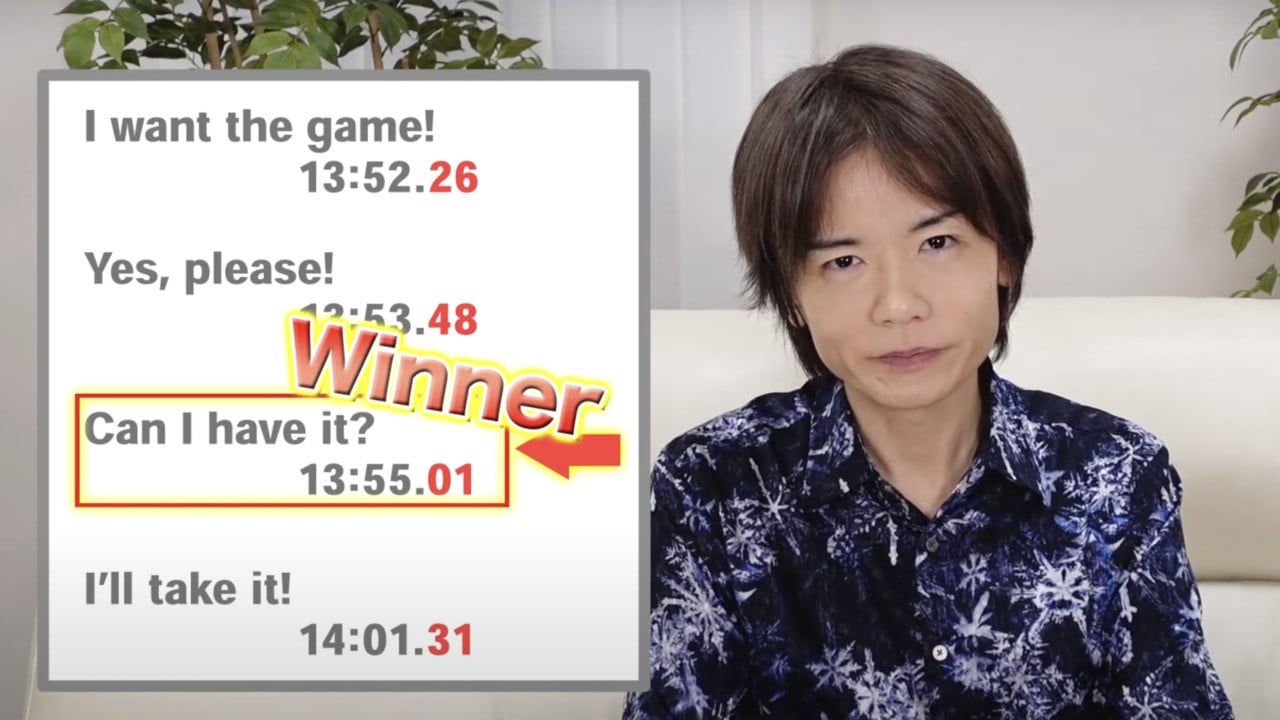 Aléatoire : Même offrir des cadeaux à son équipe était un grand jeu pour Sakurai
