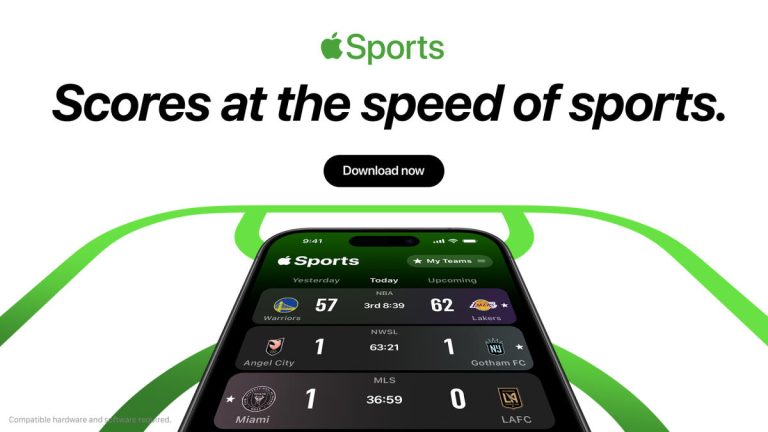 Apple Sports affiche les scores en temps réel sur l’écran de verrouillage de votre iPhone