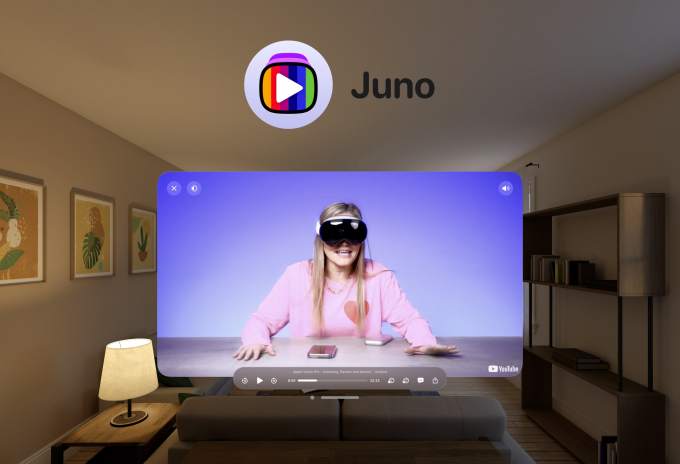 Juno YouTube Vision Pro