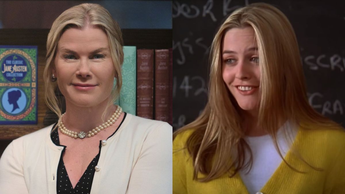 Alison Sweeney in Love & Jane press image; Alicia Silverstone in Clueless