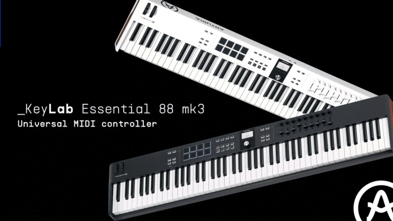 Arturia ajoute une option 88 touches à sa gamme de contrôleurs MIDI KeyLab Essential mk3