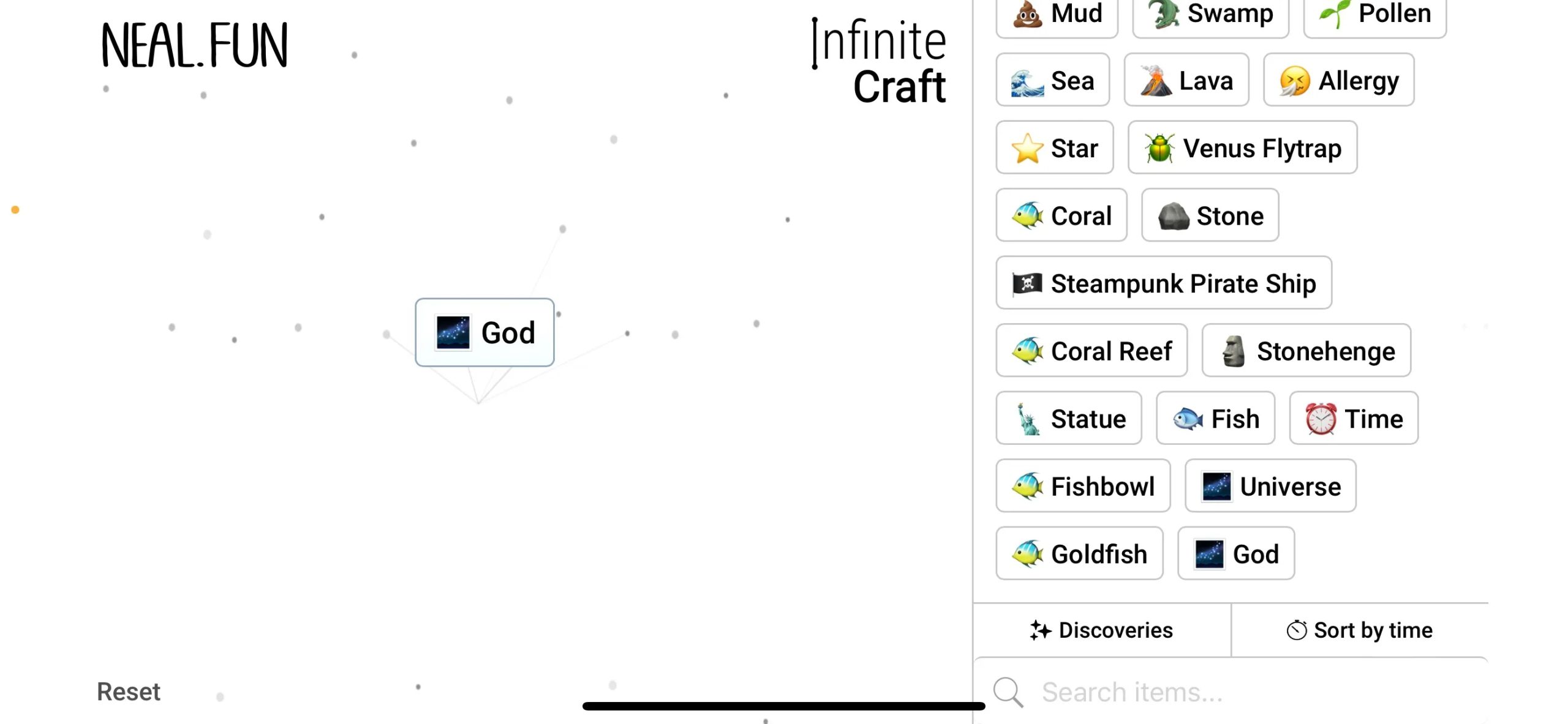 How to make God in Infinite Craft.