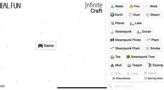 Game in Infinite Craft.