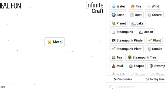 Metal in Infinite Craft.