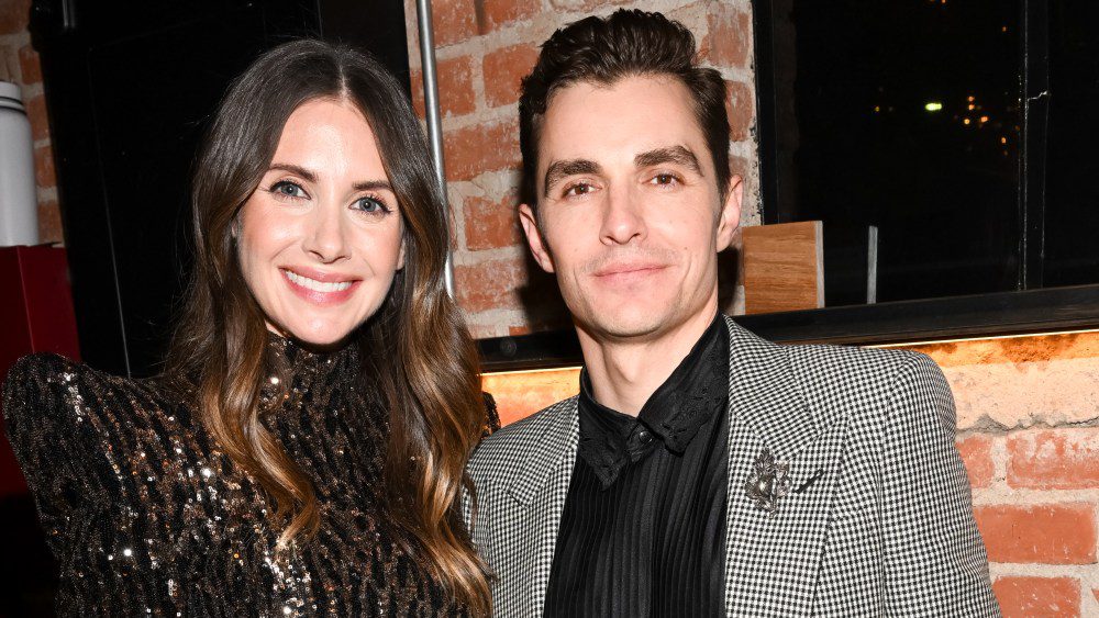 Alison Brie and Dave Franco at the premiere of "Somebody I Used To Know" held at The Culver Theater on February 1, 2023 in Culver City, California.