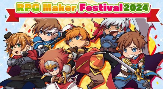 RPG Maker Festival 2024: a series of RPG/manga-style characters.