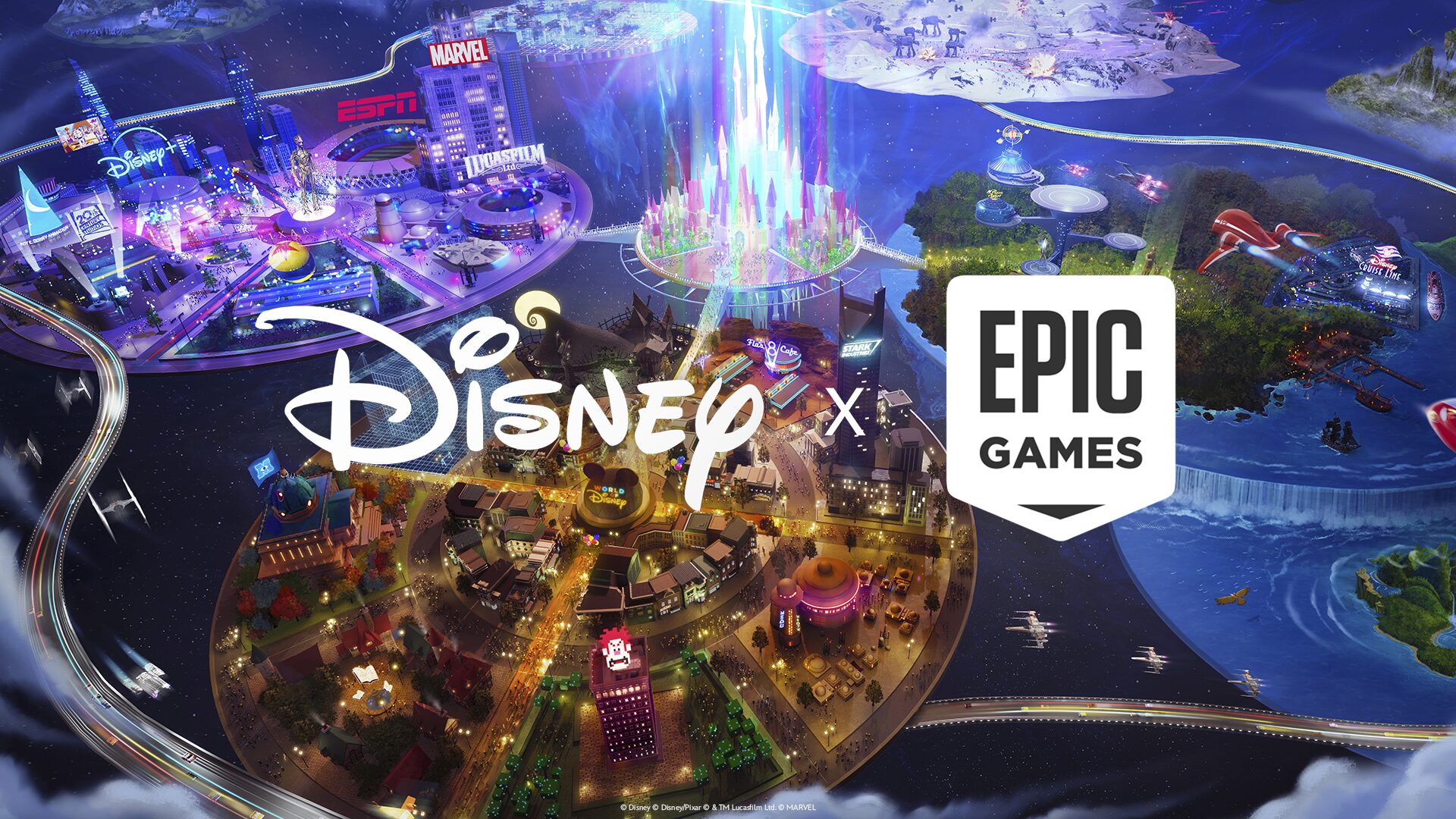  Disney acquiert une participation de 1,5 milliard de dollars dans Epic Games ;  Annonce de l'univers des jeux et du divertissement Disney connecté à Fortnite    
