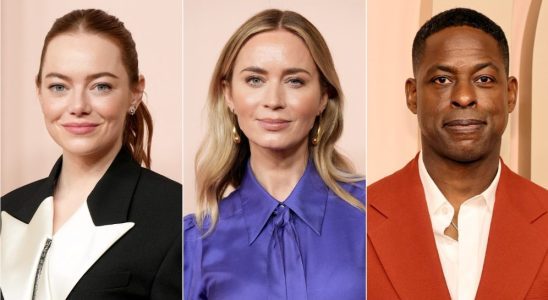 Emma Stone, Emily Blunt, Sterling K. Brown