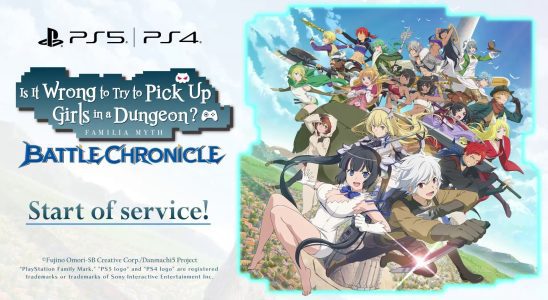 Est-ce mal d'essayer de draguer des filles dans un donjon ?  Familia Myth Battle Chronicle pour PS5, PS4 maintenant disponible