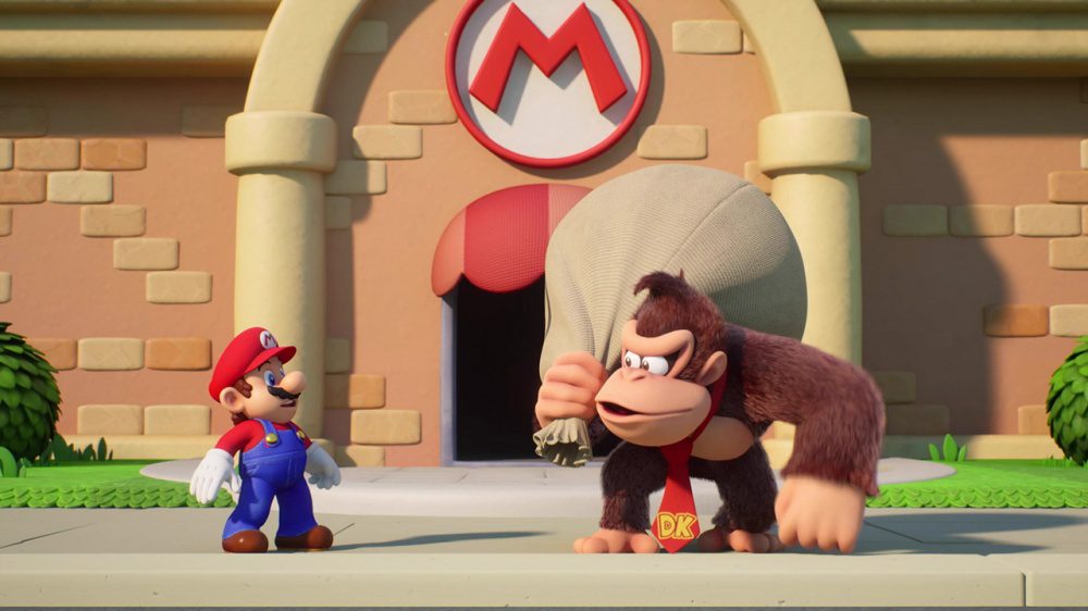 Gameplay de Mario contre Donkey Kong
