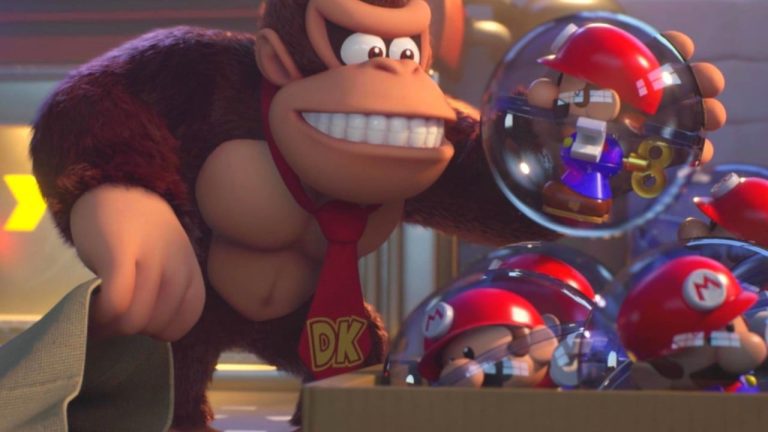  Graphiques japonais : Mario contre.  Donkey Kong porte son combat au sommet
