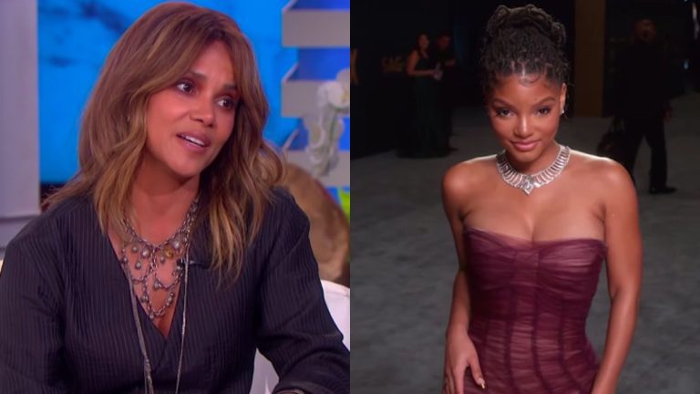 Halle Berry and Halle Bailey