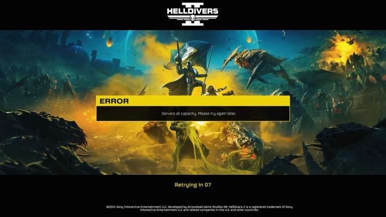 Helldivers 2 vers le bas avec des problèmes de matchmaking ce 18 février ;  Correctif Quickplay décrit