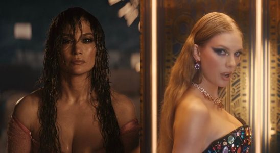 JLO in This is Me trailer/Taylor Swift music video