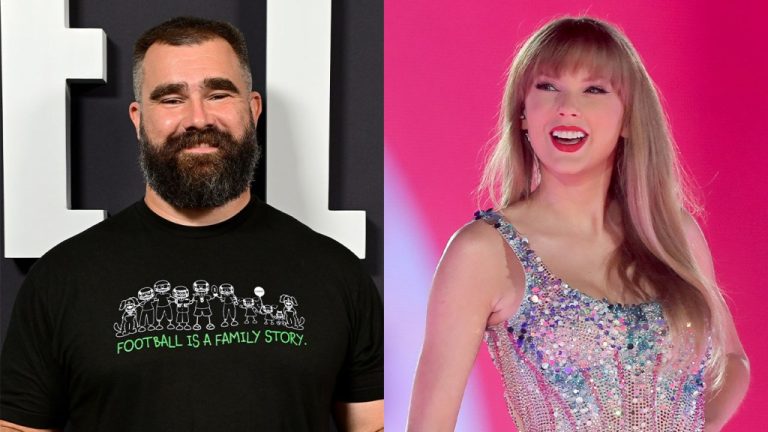 Jason Kelce dit que la NFL serait « stupide » de ne pas montrer Taylor Swift pendant les matchs
