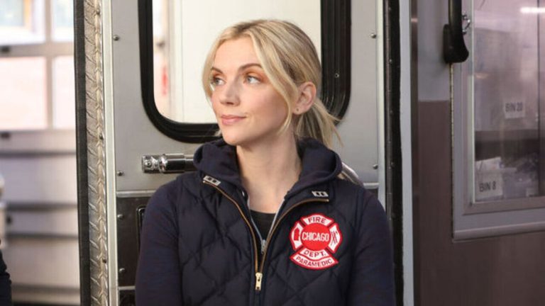 Kara Killmer as Brett in Chicago Fire Season 12 premiere