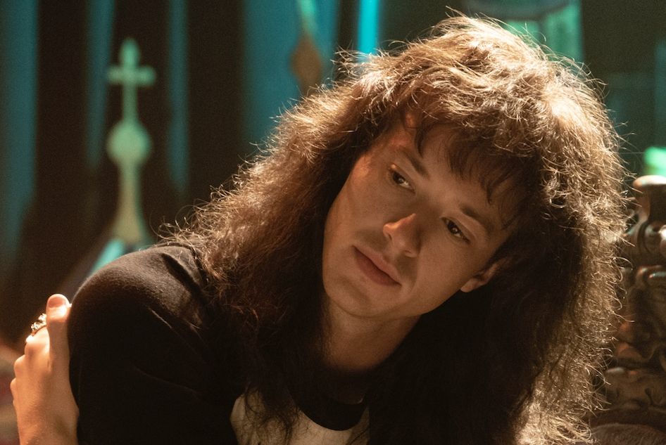 Joseph Quinn dans le rôle d'Eddie Munson, Stranger Things saison 4