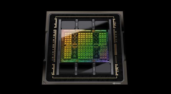 Nvidia Hopper GPU die