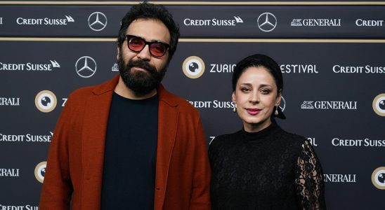 ZURICH, SWITZERLAND - SEPTEMBER 26: Behtash Sanaeeha and Maryam Moghaddam attend´ the "Ballad of a White Cow" photocall during the 17th Zurich Film Festival at Kino Corso on September 26, 2021 in Zurich, Switzerland. (Photo by Thomas Niedermueller/Getty Images for ZFF)