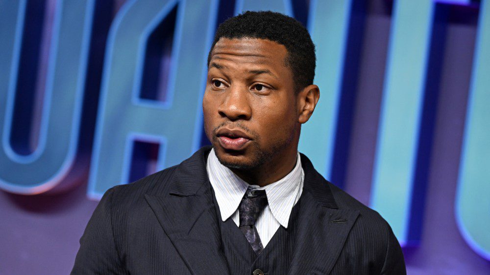 LONDON, ENGLAND - FEBRUARY 16: Jonathan Majors attends the "Ant-Man And The Wasp: Quantumania" UK Gala Screening at BFI IMAX Waterloo on February 16, 2023 in London, England. (Photo by Jeff Spicer/Getty Images)