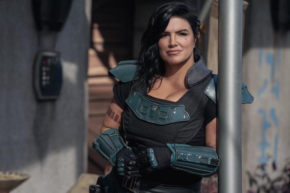 Gina Carano dans le rôle de Cara Dune dans la deuxième saison de The Mandalorian