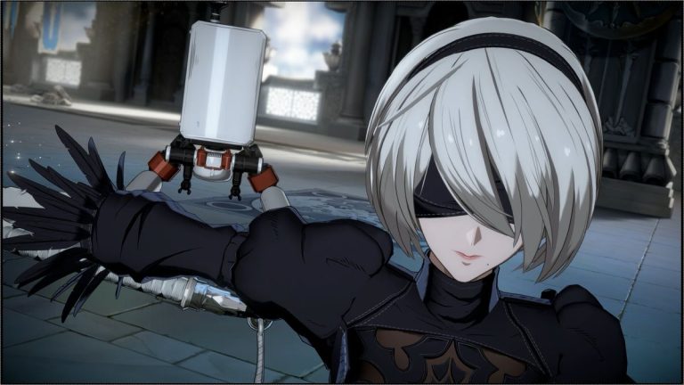 Le 2B de Nier Automata redevient viral grâce à une collaboration avec un jeu de combat qui, comme le RPG de Yoko Taro, fait exploser sa jupe