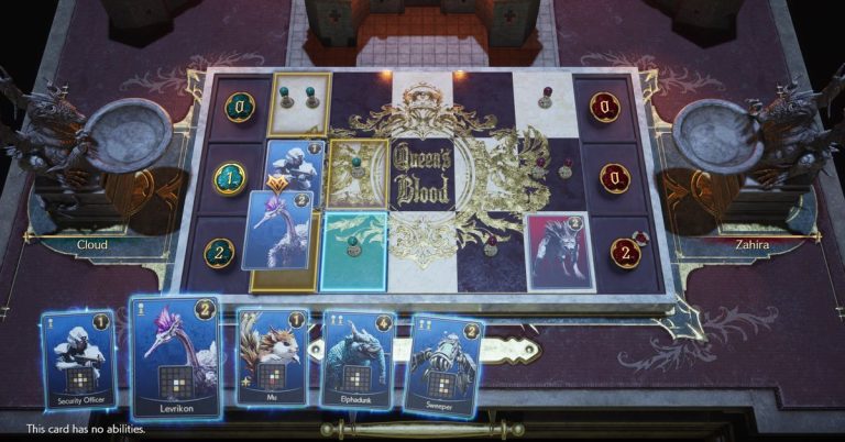 Le jeu de cartes Queen’s Blood de Final Fantasy 7 Rebirth est tout aussi bon que le Rebirth lui-même.