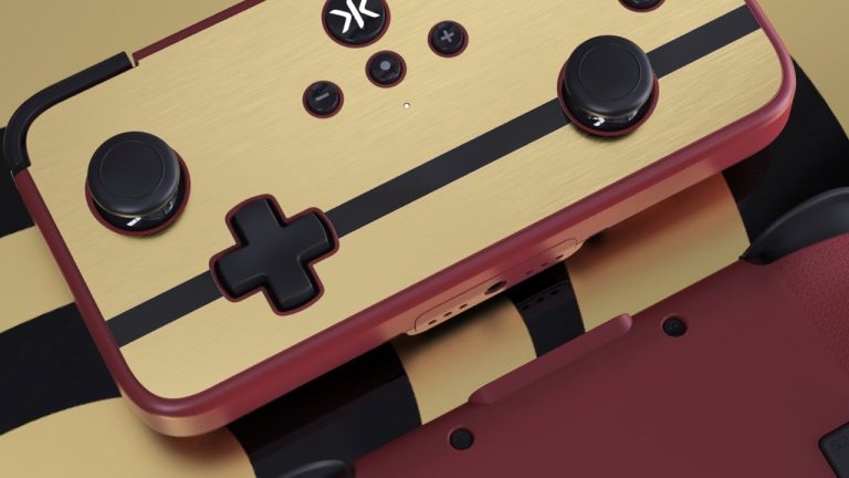 Le nouveau contrôleur de commutateur sans fil de CRKD présente un superbe design Famicom
