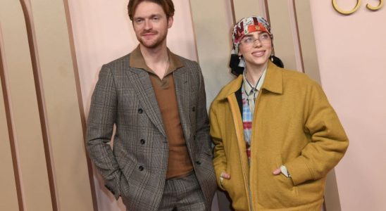 US singer-songwriter Finneas O'Connell (L) and US singer/songwriter Billie Eilish attend the Oscar Nominees Luncheon at the Beverly Hilton in Beverly Hills, California, on February 12, 2024. (Photo by Valerie MACON / AFP) (Photo by VALERIE MACON/AFP via Getty Images)