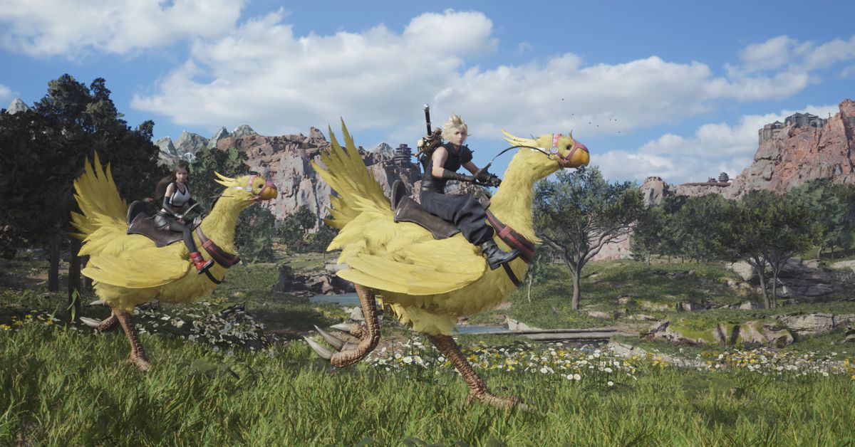 Les chocobos sont le test de stress ultime pour le monde ouvert de Final Fantasy 7 Rebirth
