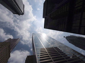 Le siège social d'une grande banque canadienne au centre-ville de Toronto