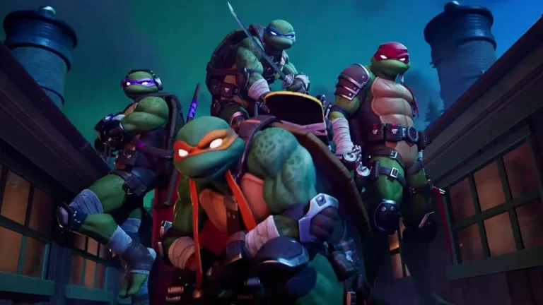 TMNT in the Fortnite cinematic.