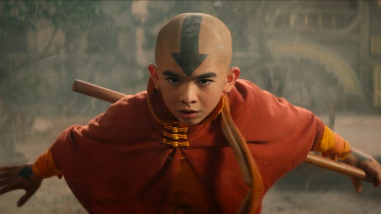 Gordon Cormier as Aang in Avatar: The Last Airbender