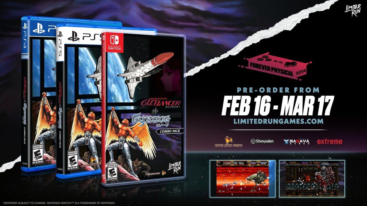 Limited Run Games annonce le pack combo rétro SHMUP pour Switch
