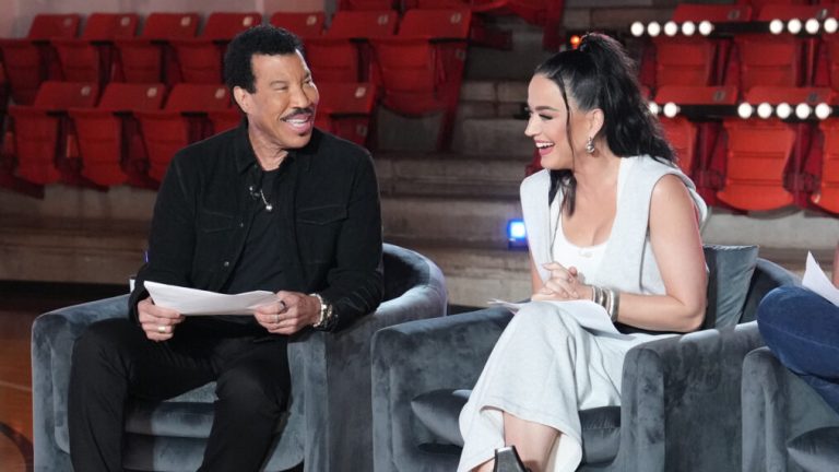 Lionel Richie and Katy Perry on 